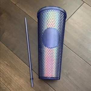 Starbucks Disneyland Blue Iridescent Textured Tumbler